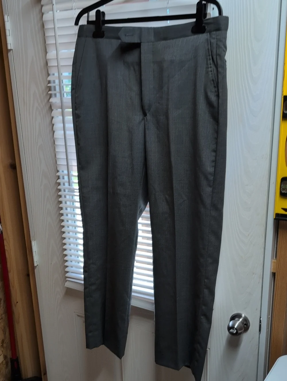 Lot Of 5 Sansabelt (38/29) Classic Dress Pants -2-Navy, khaki, Brown,Grey..(97)